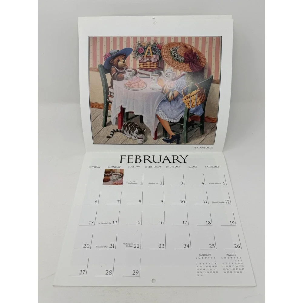 Vintage Longaberger J.W. Collection Book 1st Printing 2000 Collectors Calendar